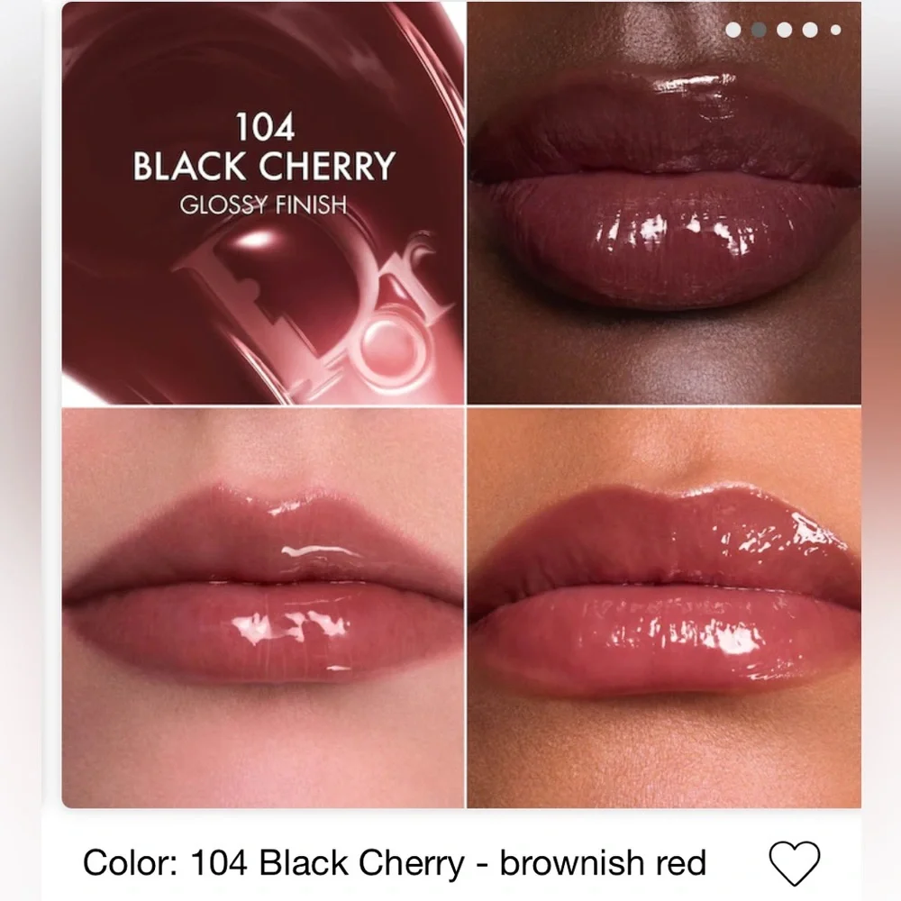 Dior Addict Lip Glow Butter 104 Black Cherry NIB